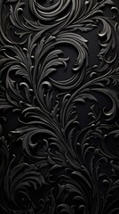 black flower black background wallpaper for phone