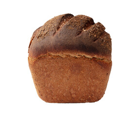 Sticker - Rye bread isolated on white background