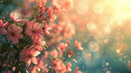 Wall Mural - spring background.