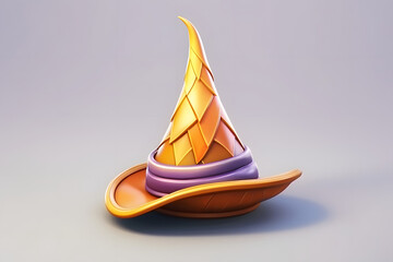 Poster - 3d Witch's Hat elements cartoon