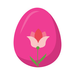 Sticker - Flower Easter Egg