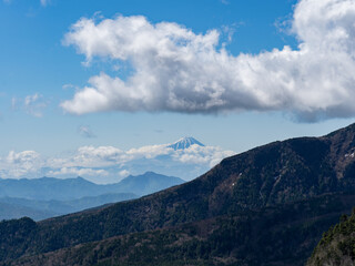 Naklejka na meble 八ヶ岳からの富士山