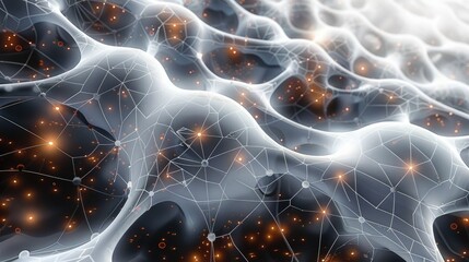 Poster - Convolutional neural network. Generative AI.