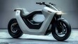 Futuristic compact lightweight electric sport scooter. Generative AI.