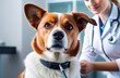 © Kseniya Ananko - cropped view of veterinarian examining paw of grey dog near colleague, panoramic shot