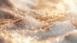 Background with sea salt. White crystals with reflections of light. Abstract background with bokeh effect. AI generative
