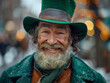 St. Patrick's Day, man with green hat
