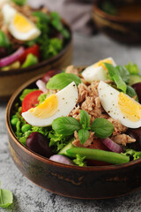 Wall Mural - Nicoise salad - traditional French dish	