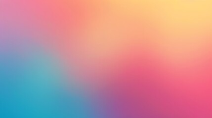 Poster - Background gradient multi-color blurred. Red yellow blue purple banner.