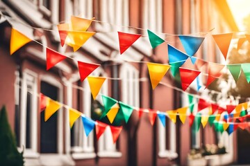 Sticker - colorful flags