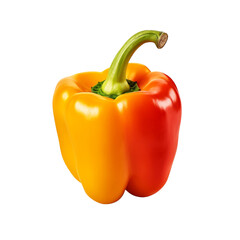 Wall Mural - Sweet pepper isolated on transparent background