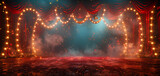 Fototapeta  - circus stage frame background