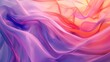 3D Render wallpaper of abstract color fabric floating '