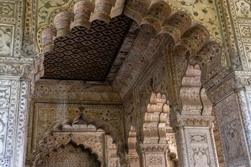 Sticker - inside the famous delhi red fort