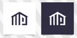 © euforia - letter mp pm with home logo design