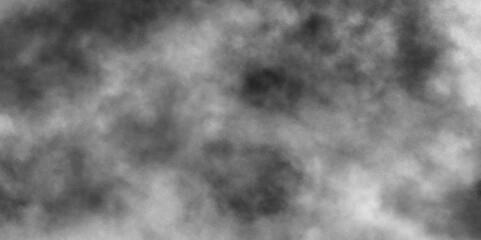 Sticker - Modern Dark and Dramatic Storm Clouds Area Background. Storm background with gray clouds. Isolated white fog on the black background, smoky effect for photos and artworks. Overlay for photos.