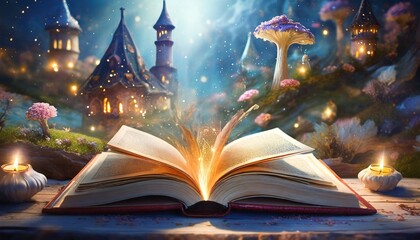 Canvas Print - magic book of the world