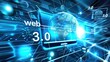 © kovalovds - An image of the web 3.0 technology and concept. Blockchain, meta, big data, cloud and server services. Generative AI