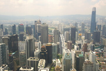  クアラルンプール　KLタワーからの風景