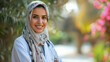 © Alona - portrait of an arabic woman doctor