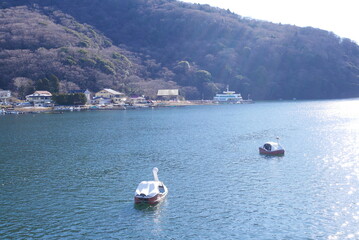 boat on the lake