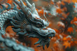 closeup of dragon