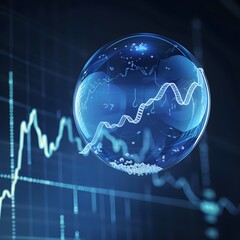 Poster - The stock market is experiencing a market bubble, overpriced, unreasonable prices.
