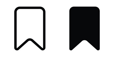 Bookmark icon. flat illustration of vector icon