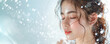 © -SAYONARA- - 女性のスキンケアと保湿のイメージ