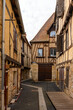 Straße in der Altstadt von Bergerac, Nouvelle-Aquitaine, Frankreich