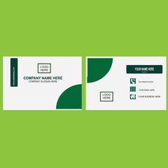 Corporate Business Card With Unique