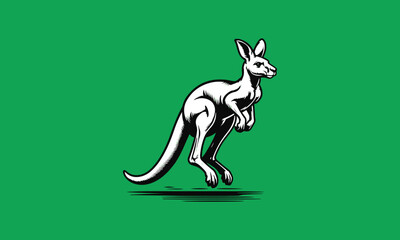 Wall Mural - kangaroo, kangaroo logo, kangaroo logo design, kangaroo design, 