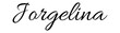 jorgelina - black color - name written - ideal for websites,, presentations, greetings, banners, cards,, t-shirt, sweatshirt, prints, cricut, silhouette, sublimation

