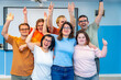 © unai - Happy people with special needs posing after gymnastic class