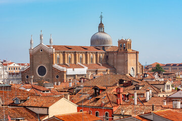 Wall Mural - Basilica dei Santi Giovanni e Paolo (San Zanipolo) in Venice, Italy