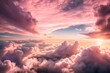 sky with clouds generated by AI technology