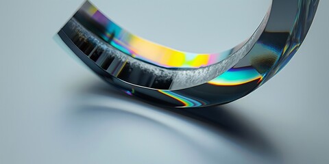 Wall Mural - Abstract modern creative dispersion effect blending color spectrum.