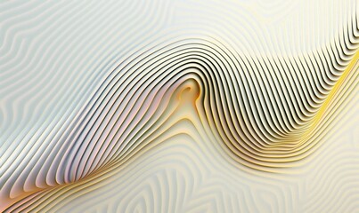Wall Mural - Modern abstraction from waves. Abstract, futuristic background design, modern illustration.
