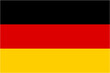 German flag isolated vector illustration