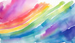 Abstract rainbow colors. Bright watercolor background.