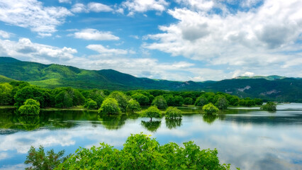 Wall Mural - lake in the mountains