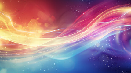 Wall Mural - abstract background with glowing lines