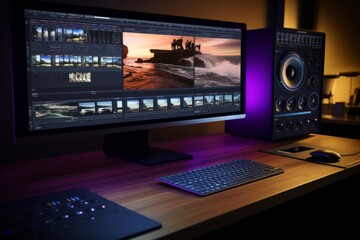  Enhance video editing with dual monitors for seamless workspace expansion and increased productivity