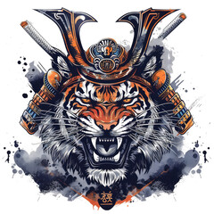 Wall Mural - tiger with a tiger