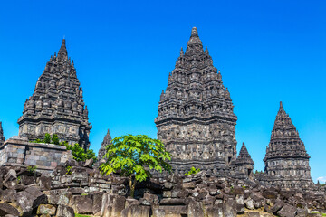 Sticker - Prambanan temple in Yogyakarta