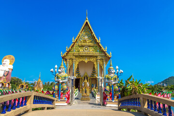 Wall Mural - Wat Plai Laem Temple, Samui