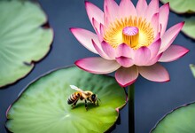 Bee On Lotus