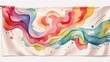 colorfull wave watercolor background