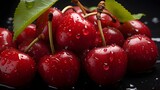 pile of cherries sitting on top of each other