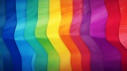 Wall Mural - Empty rainbow colored striped background